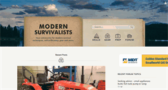 Desktop Screenshot of modernsurvivalists.com